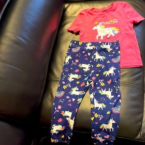 Cuddle Dudds Baby girl pajama set 18mo